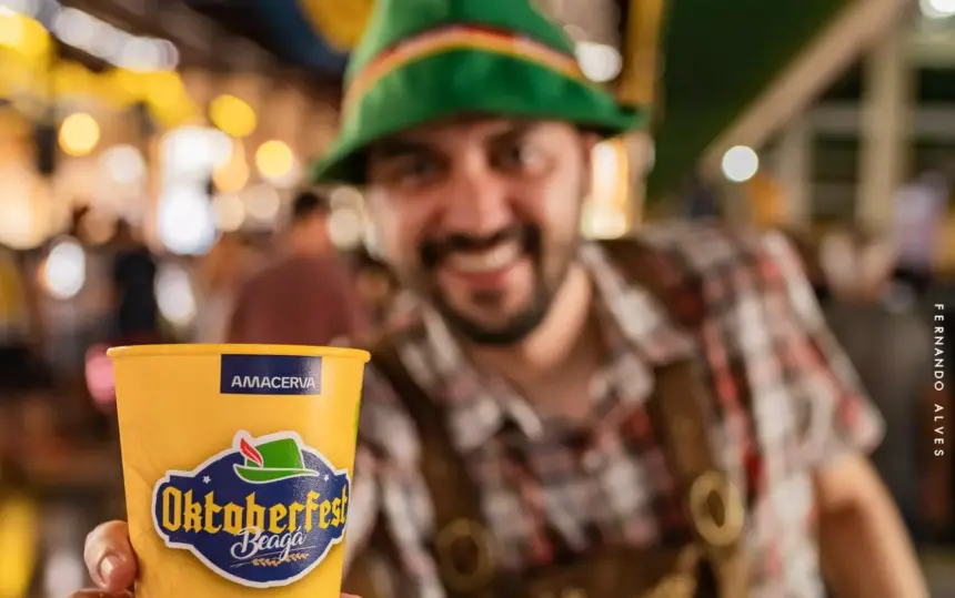 Oktoberfest Beagá tem mais de 40 rótulos de cerveja e atrações ao vivo