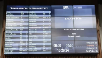 Câmara de BH aprova em 1º turno projeto que proíbe uso de dinheiro público em shows com apologia ao crime