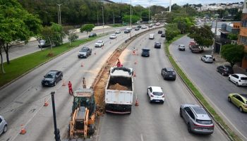 Via Expressa, na Região Noroeste de BH, recebe obras de manutenção