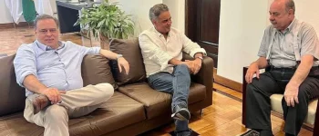 A reunião entre Fuad, Aécio e Abi-Ackel em Belo Horizonte